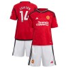 Original Trikotsatz Manchester United Eriksen 14 Heimtrikot 2023-24 Für Kinder